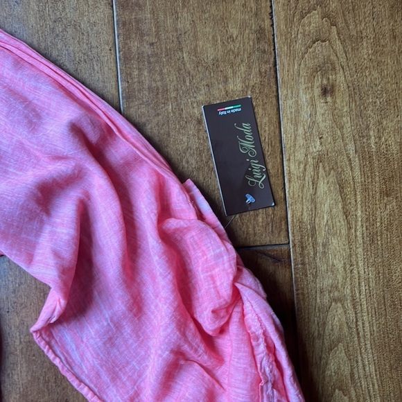 Luigi Moda Made in Italy super soft tunic pink - Picture 4 of 7